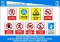 Havuz ve Deniz Uyarı Levhaları